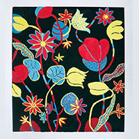 Blomster 2 90 x 80 cm